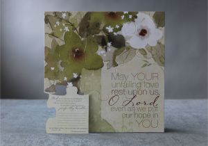 New Baby Flower Card Message Unfailing Love Puzzle Cards Message Reads May Your