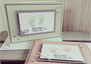 New Baby Girl Card Handmade Pin On Karten Basteln