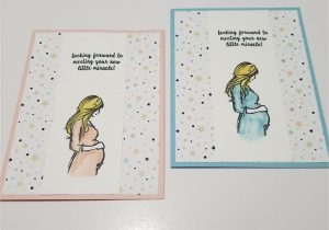 New Baby Girl Card Handmade Stampin Up Wonderful events Stampin Up Baby Cards Baby