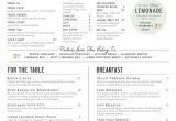 New Modern Cafe Menu Card Magnolia Table Menu What Kind Of Food is Chip and Joanna