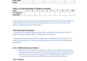 New Program Proposal Template New Degree Program Proposal Template In Word and Pdf