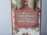 New Year Greeting Card Handmade Craftwork Cards Magic Of Christmas Craftwork Cards