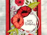 New Year Greeting Card Making Peaceful Poppies Card In 2020 with Images Poppy Cards