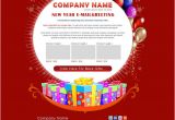 New Year Greetings Template for Emails 14 New Year Email Templates Free Psd PHP HTML Css