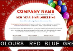 New Year Greetings Template for Emails Best New Year Responsive Newsletter Template Designs