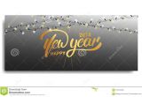 New Year Invitation Card Template New Year 2018 Invitation Card Template with Glowing