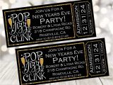 New Year Party Invitation Card Amazon Com New Year S Eve Party Ticket Invitations New