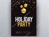 New Year Party Invitation Card Vector Illustration Design Holiday Party Happy New Year