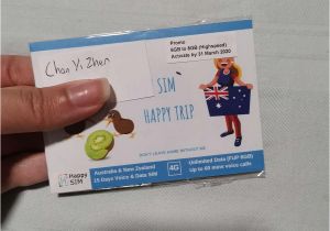 New Zealand Sim Card Name 4g Sim Card Sg Pick Up for Australia New Zealand