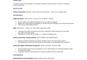News Anchor Cover Letter Sports Reporter Resume Nyustraus org Exaple Resume and