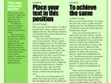 Newsletter Outline Template Monthly Weekly Newsletter Template