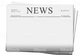 Newspaper Header Template Blank Newspaper Headline Template Stock Photo More