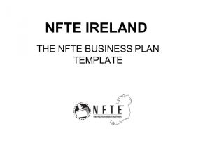 Nfte Business Plan Template the Nfte Business Plan Template Ppt Video Online Download