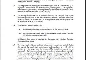 Ngo Employment Contract Template Fixed Short Term Employment Contract Template