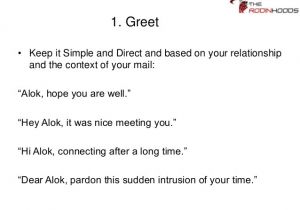Nice to Meet You Email Template How to Write Effective E Mail Proposals