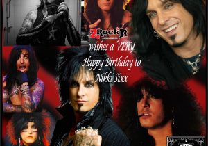 Nikki Sixx Happy Birthday Card Nikki Sixx S Birthday Collage Photoartist Lisakay Allen