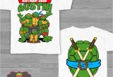 Ninja Turtles Happy Birthday Card Blue Tmnt Teenage Mutant Ninja Turtles Birthday Shirt