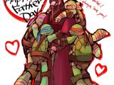 Ninja Turtles Happy Birthday Card Fathers Day by Puwapuna Deviantart Com On Deviantart Tmnt
