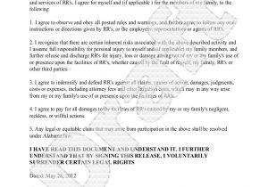 No Liability Contract Template Sample Employment Contract Free Employment Agreement