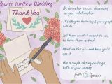 No Thank You Card Wedding Wedding Thank You Note Wording Examples