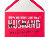 No Valentine Card From Husband Hot Date for Life Valentine Card for Husband He S Your