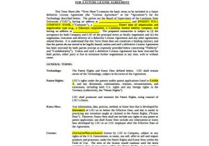 Non Binding Contract Template 14 Term Sheet Template Free Word Pdf Documents