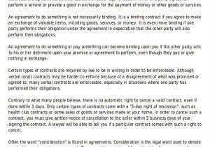 Non Binding Contract Template Agreement Examples