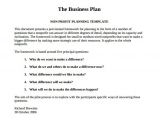Nonprofit Business Plan Template Free Download 21 Non Profit Business Plan Templates Pdf Doc Free