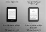 Nook Simple touch Sd Card Kindle Paperwhite Vs Nook Simple touch with Glowlight