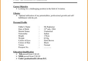 Normal Resume for Job Application Resume format normal Cv Template Resume format Resume