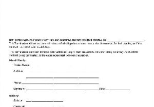 Notary Contract Template Free Notarized Termination Of Contract Individual to