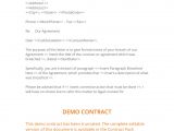 Notice Of Breach Of Contract Template Breach Of Contract Notification form 3 Easy Steps
