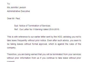 Notice Of Contract Termination Letter Template Free Termination Letter Template 30 Free Sample
