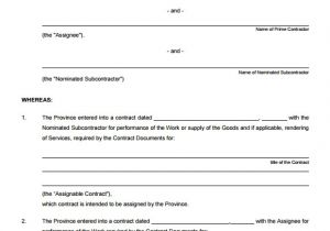 Novation Contract Templates Sample Novation Agreement 9 Documents In Pdf Word