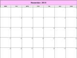 November 2014 Blank Calendar Template November 2014 Printable Blank Calendar