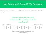 Nps Email Template Net Promoter Score Nps Survey Surveymonkey
