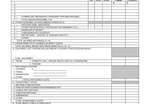 Nsf Budget Template Budget Template 10 Free Excel Pdf Documents Download