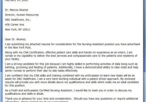 Nurse Job Application Resume Nursing assistant Cover Letter Samples Nursing College