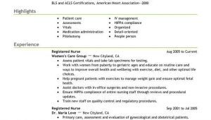 Nurse Job Application Resume Use This Professional Registered Nurse Resume Sample to