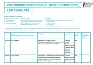 Nurse Portfolio Template Cpd Nursing Portfolio Template Templates Resume