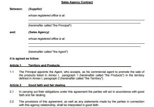 Nursing Agency Contract Template Uk 12 Agency Agreement Templates Word Pdf Pages