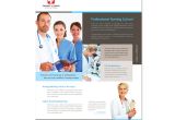 Nursing Flyer Templates Nursing School Flyer Template