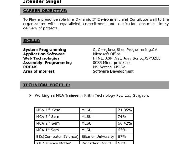 resume for bsc nursing fresher