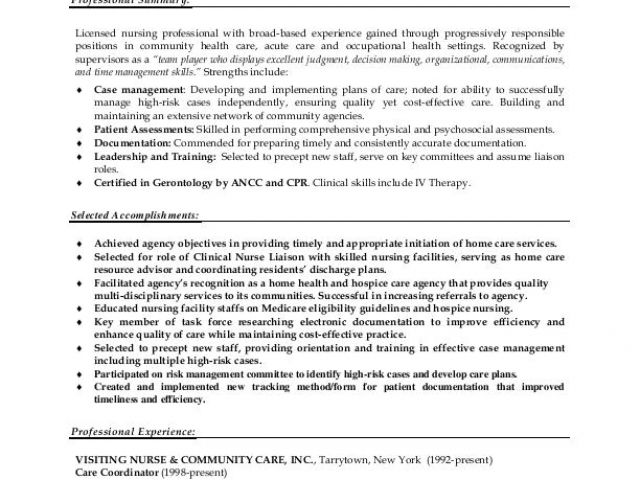 resume for bsc nursing fresher