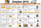Nursing Home Activity Calendar Template 9 Best Images Of Weekly Activity Calendar Template