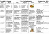 Nursing Home Activity Calendar Template Nursing Home Activity Calendars Calendar Printable 2018