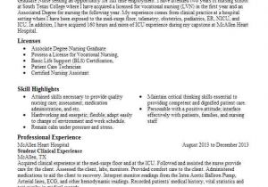 Nursing Student Resume Clinical Experience Student Nurse Clinical Experience Resume Example Jeans