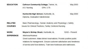 Nursing Student Resume Template Microsoft Word Resume Template 49 Free Samples