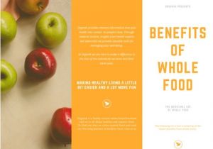 Nutrition Brochure Template Nutrition Wellness Fruit Tri Fold Brochure Templates by