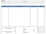 Nvoice Template Invoice Templates Microsoft and Open Office Templates